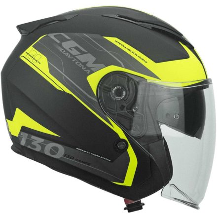 Bukósisak CGM 130S MONO Matt Fekete/FLUO M