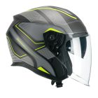 Bukósisak CGM 136G RNA SPORT Matt Fekete/Fluo