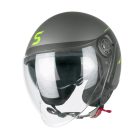 Bukósisak SKA-P 1SHG ZEN CITY Matt Szürke/Fluo