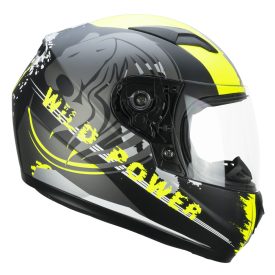 Bukósisak Gyerek CGM 265G LUCKY WILD Matt Fekete/Fluo