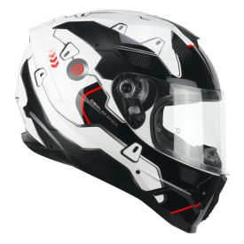 Bukósisak CGM 320X NEUTRON SPACE Fekete/Fehér XXL