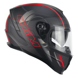 Bukósisak CGM 321G ATOM SPORT Matt Fekete/Piros