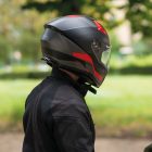 Bukósisak CGM 333X ONYX Matt Fekete/Piros