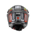 Bukósisak CGM 366T DUAL Tech Fekete/Piros/Fluo