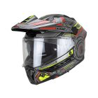 Bukósisak CGM 366T DUAL Tech Fekete/Piros/Fluo