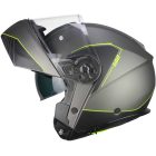 Bukósisak CGM 560 ÜVEGSZÁLAS MATT SZÜRKE/FLUO M (AJÁNDÉK PINLOCK)