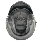 Bukósisak CGM 568G BER DRESDA Matt Fekete/Fehér/Piros