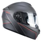 Bukósisak CGM 568X BER CITY Matt Fekete/Piros