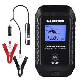   A - Oxford Oximiser Pro 900  – intelligens akkumulátor töltő és optimalizáló