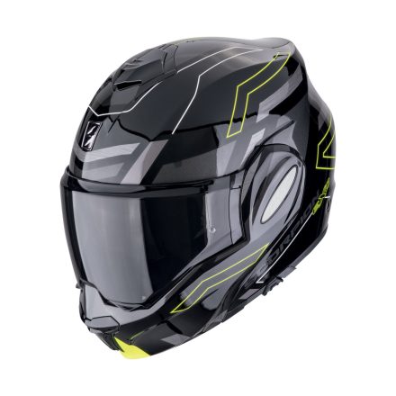 Scorpion Bukósisak EXO-TECH EVO CONQUER FEKETE/FLUO 
