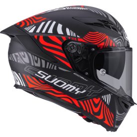 BUKÓSISAK SUOMY STELLAR 2 MOLTEN MATT FEKETE/PIROS - M