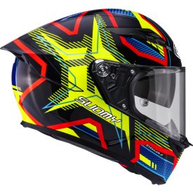 Bukósisak Suomy Stellar 2 Blackstar Kék/Fluo