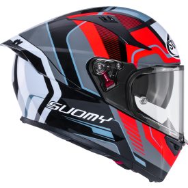 Bukósisak Suomy Speedstar 2 Parallax Piros M