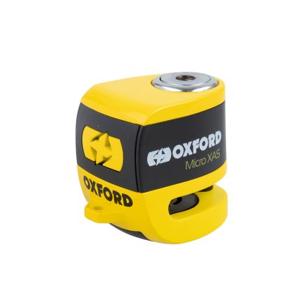 Oxford Micro XA5 Riasztós Féktárcsazár Sárga