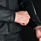 Oxford Nexus 1.0 Motoros Bőrkabát Fekete/Fehér