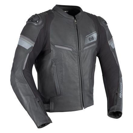 Oxford Cypher 1.0 Motoros Bőrkabát Fekete/Fluo