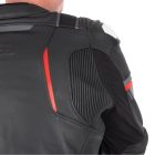 Oxford Cypher 1.0 Motoros Bőrkabát Fekete/Fehér/Piros