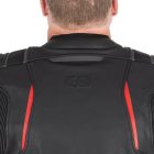 Oxford Cypher 1.0 Motoros Bőrkabát Fekete/Fehér/Piros