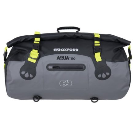OXFORD HENGERTÁSKA AQUA-T 50 FEKETE/SZÜRKE/FLUO