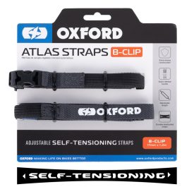  CSOMAGRÖGZÍTŐ Oxford Atlas B-CLIP 17mm x 1.2M Asphalt (Pair)