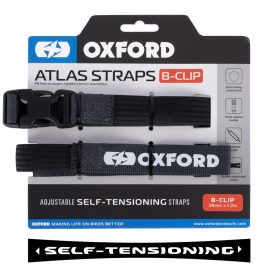   CSOMAGRÖGZÍTŐ Oxford Atlas B-CLIP 26mm x 1.2M Ashpalt(Pair)