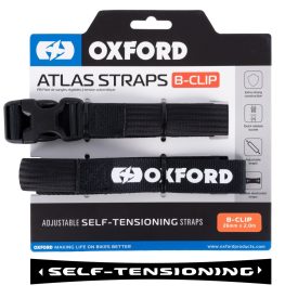   CSOMAGRÖGZÍTŐ Oxford Atlas B-CLIP 26mm x 2.0M Black (Pair)