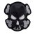 OXFORD TÉRDKOPTATÓ SKULL FEKETE