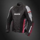 Textil Kabát Nyári Serpentize S-AIR Fekete/Szürke/Piros M