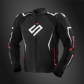 BŐRKABÁT SERPENTIZE S1 FEKETE/PIROS