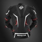 BŐRKABÁT SERPENTIZE S1 FEKETE/PIROS