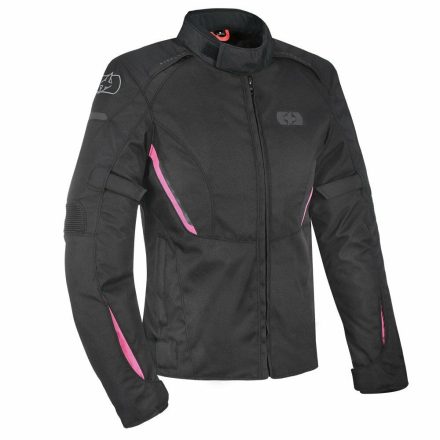 OXFORD IOTA 1.0 Női Textil Motoros Kabát Fekete/Pink