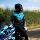 OXFORD IOTA 1.0 Női Textil Motoros Kabát Fekete/Pink