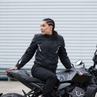 OXFORD IOTA 1.0 Női Textil Motoros Kabát Fekete