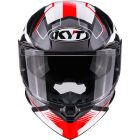 Bukósisak KYT R2R Parsec Fehér/Piros XS