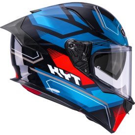 Bukósisak KYT R2R Parsec Fekete/Kék/Piros XS