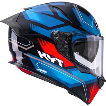 Bukósisak KYT R2R Parsec Fekete/Kék/Piros XS