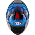 Bukósisak KYT R2R Parsec Fekete/Kék/Piros XS