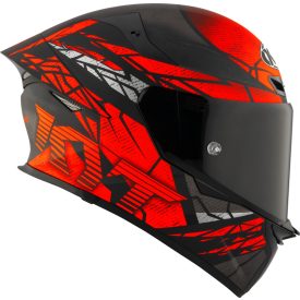 Bukósisak KYT TT-Revo Combustion Matt Piros XS