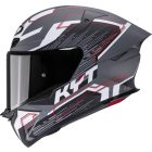 Bukósisak KYT TT-Revo Speeding Matt Szürke/Fekete XS